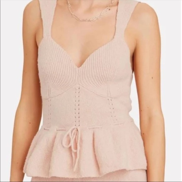 STAUD Tops - STAUD Coco Top in Petal Pink